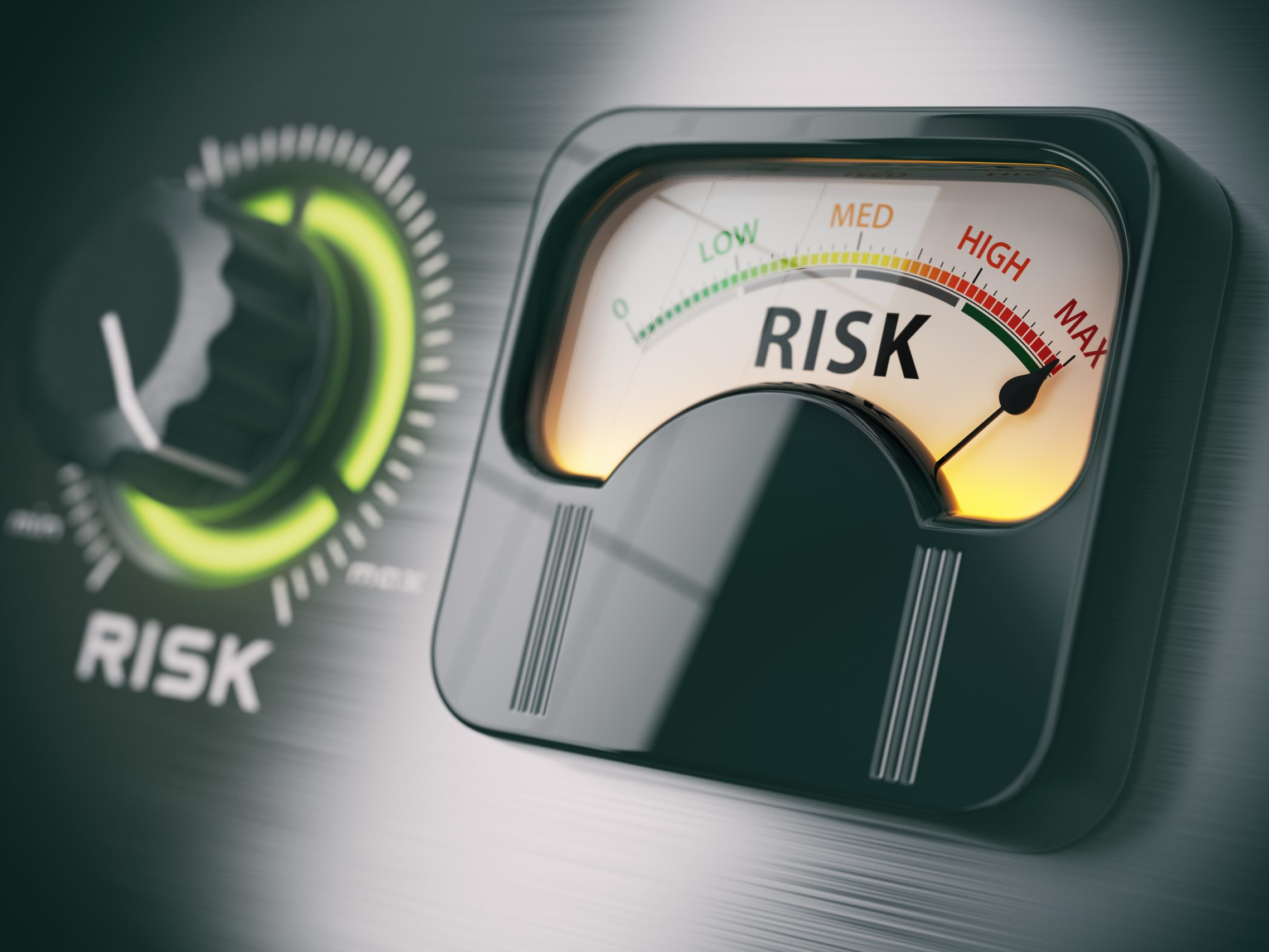 Risk of investment strategy concept.