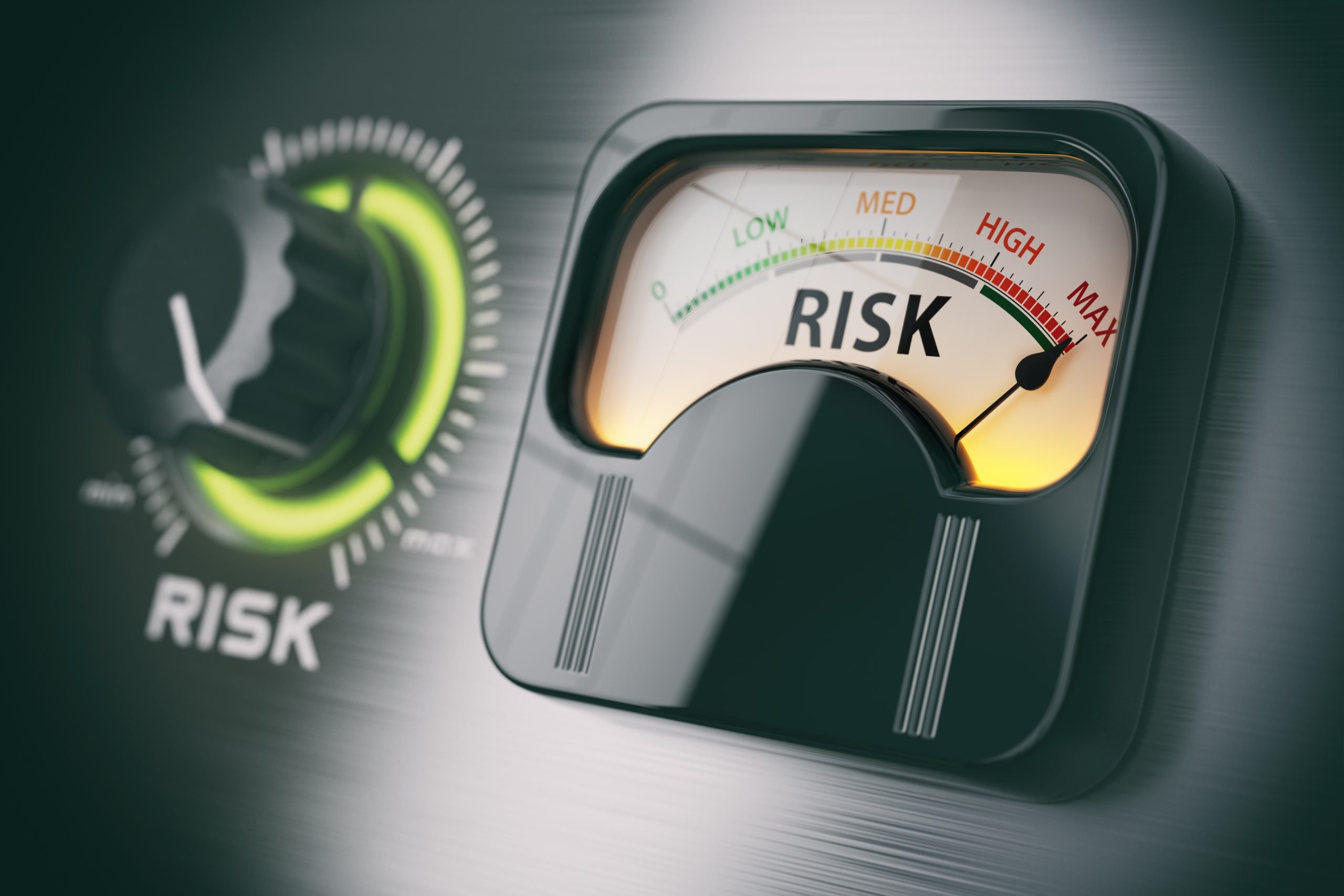Risk of investment strategy concept.